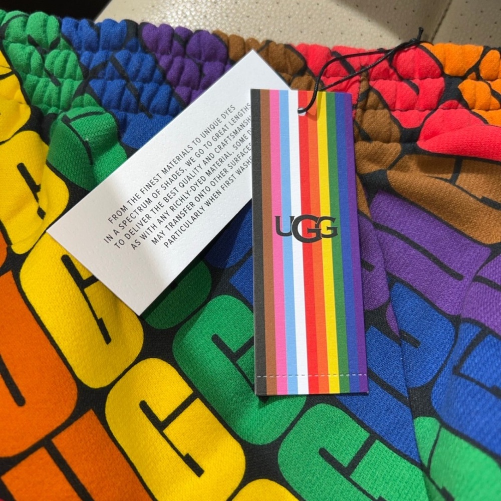 UGG PRIDE SHORTS RAINBOW - Picture 3 of 6